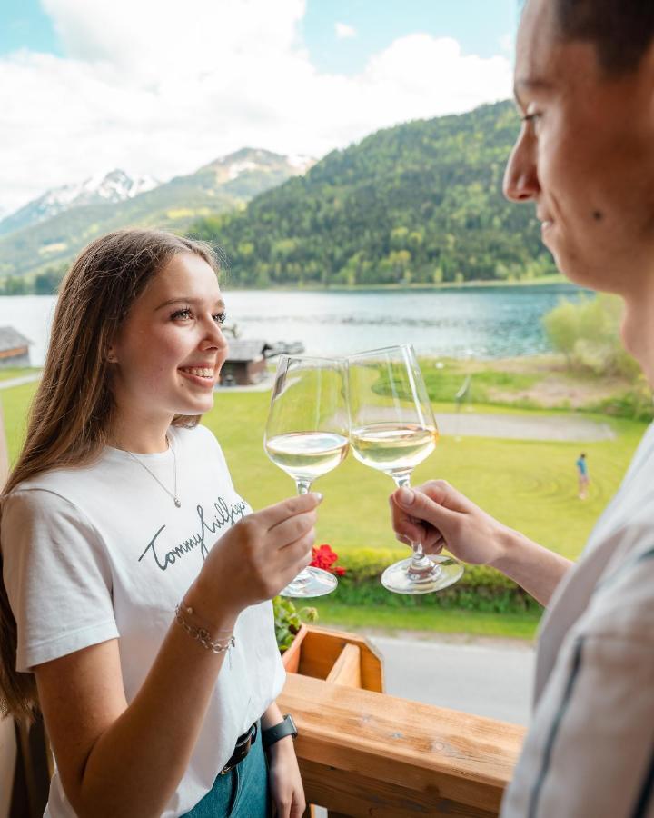Stampferhof Hotel Weissensee Bagian luar foto
