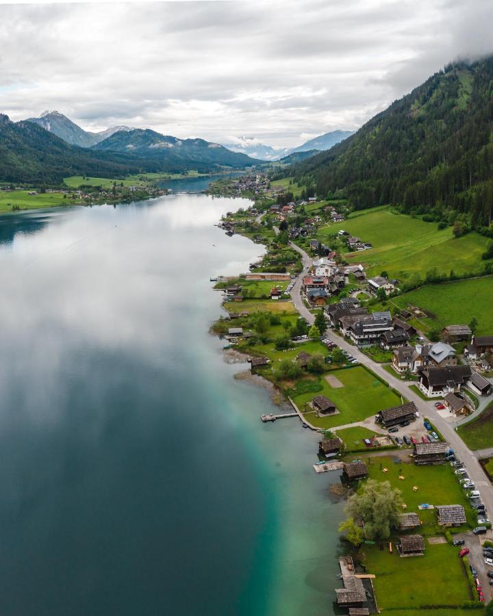 Stampferhof Hotel Weissensee Bagian luar foto