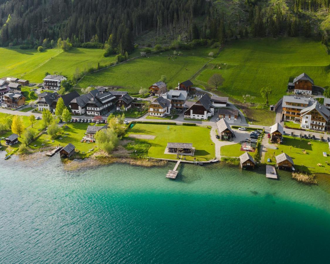 Stampferhof Hotel Weissensee Bagian luar foto