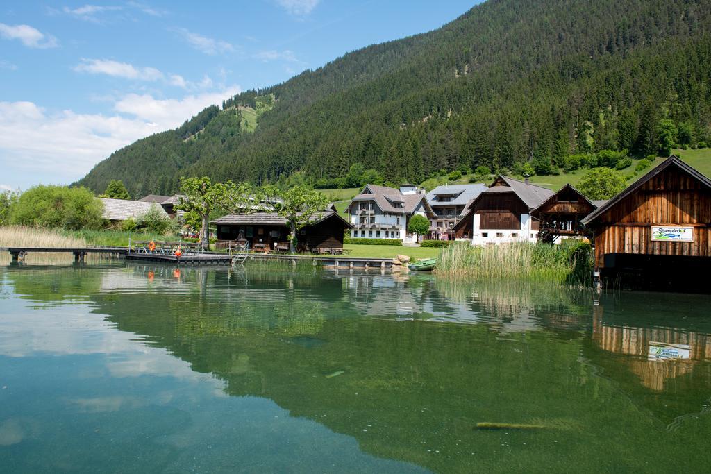Stampferhof Hotel Weissensee Bagian luar foto