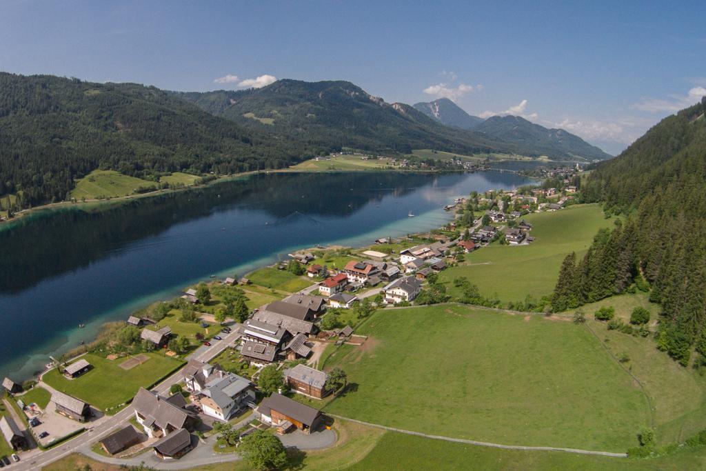 Stampferhof Hotel Weissensee Bagian luar foto