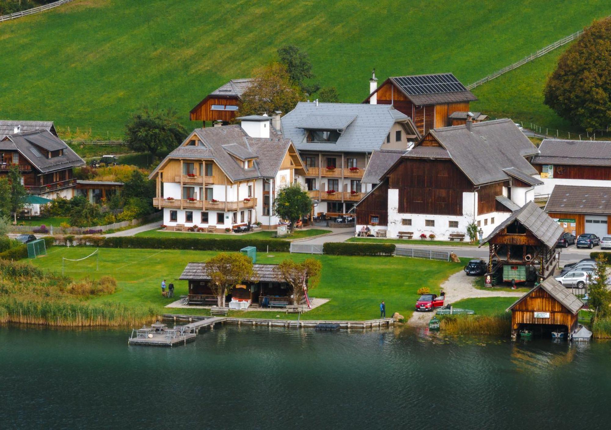Stampferhof Hotel Weissensee Bagian luar foto