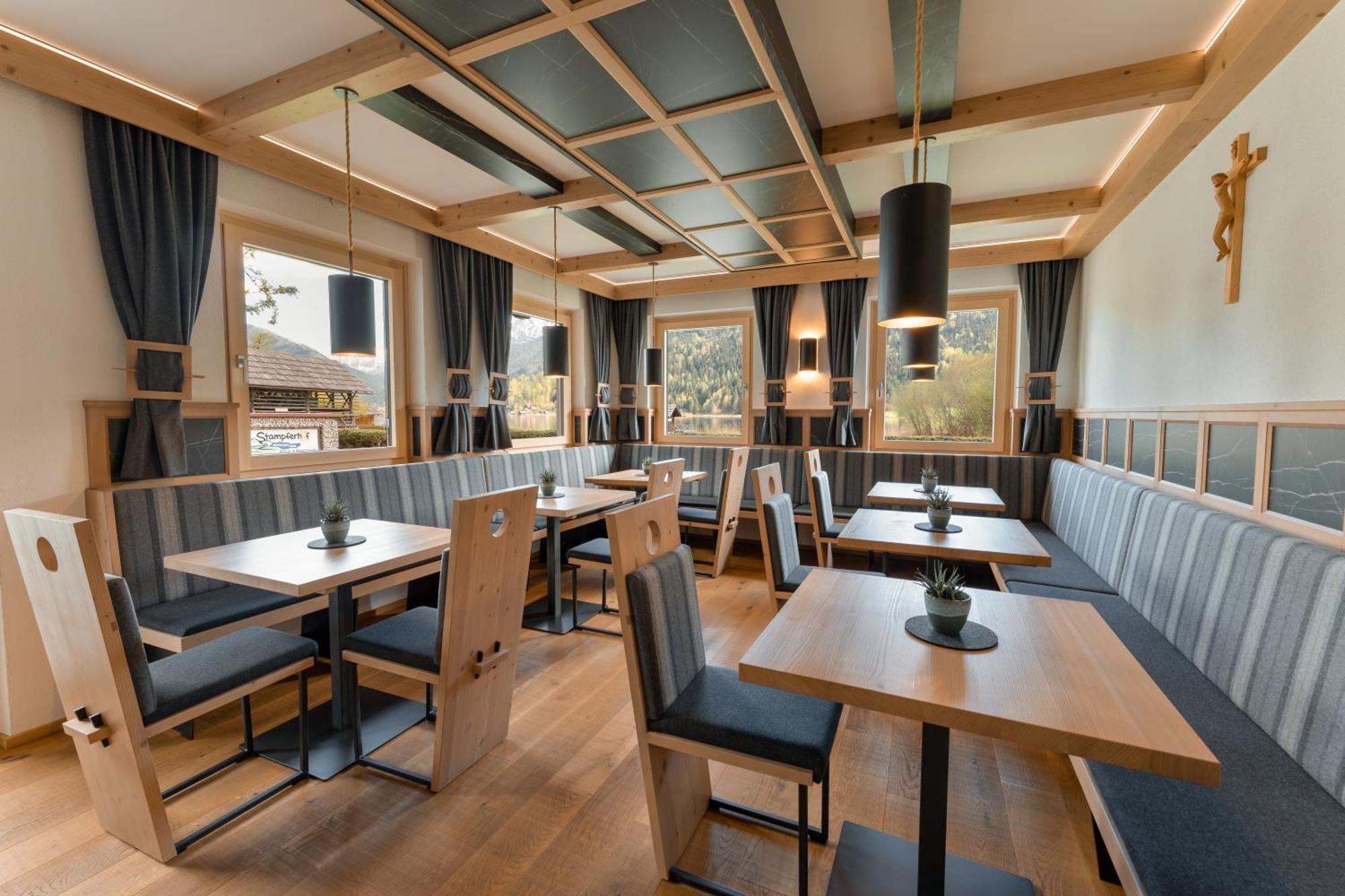 Stampferhof Hotel Weissensee Bagian luar foto