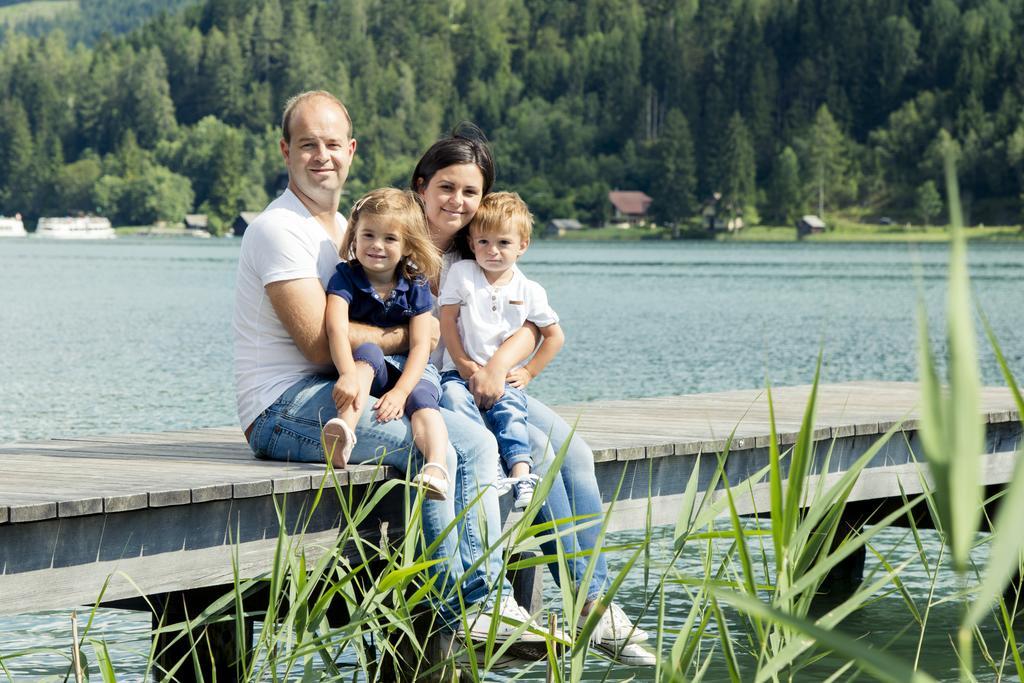 Stampferhof Hotel Weissensee Bagian luar foto